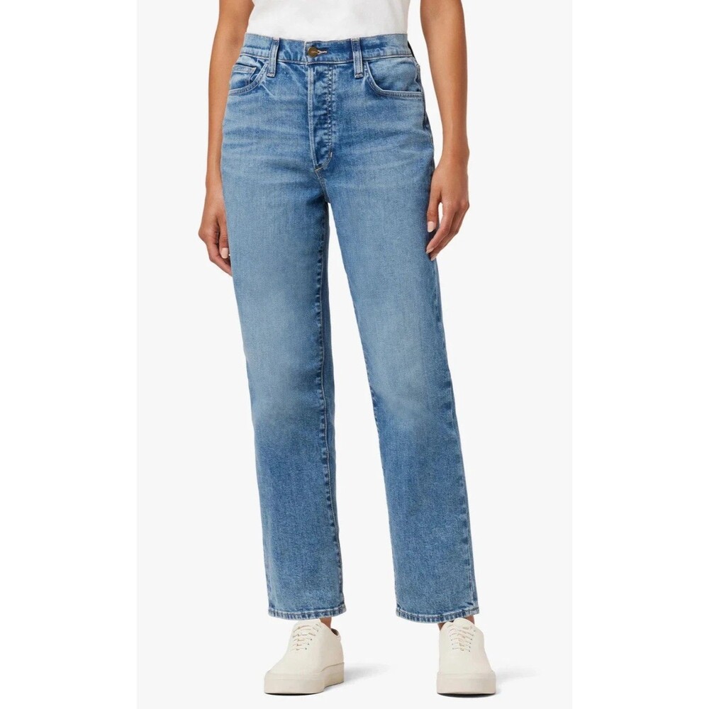 Joes The Honor Bright Future High-Rise Vintage Straight Button-Fly Jeans Size 25